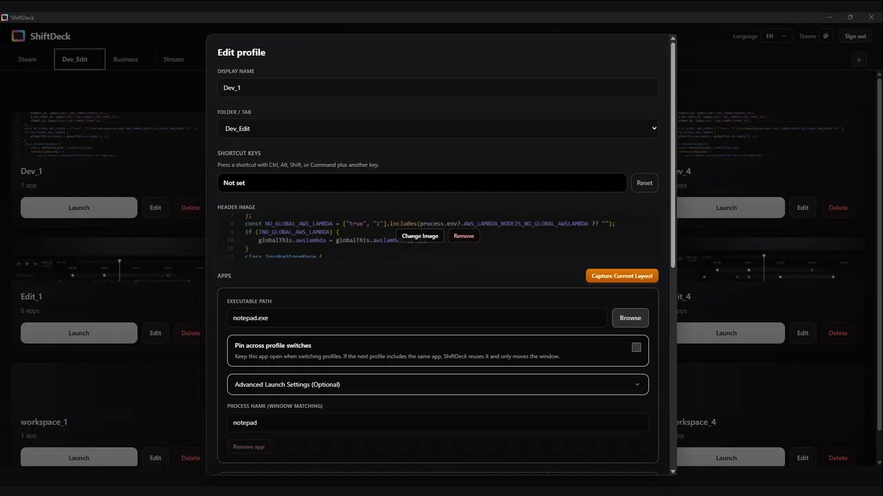 ShiftDeck Screenshot 3