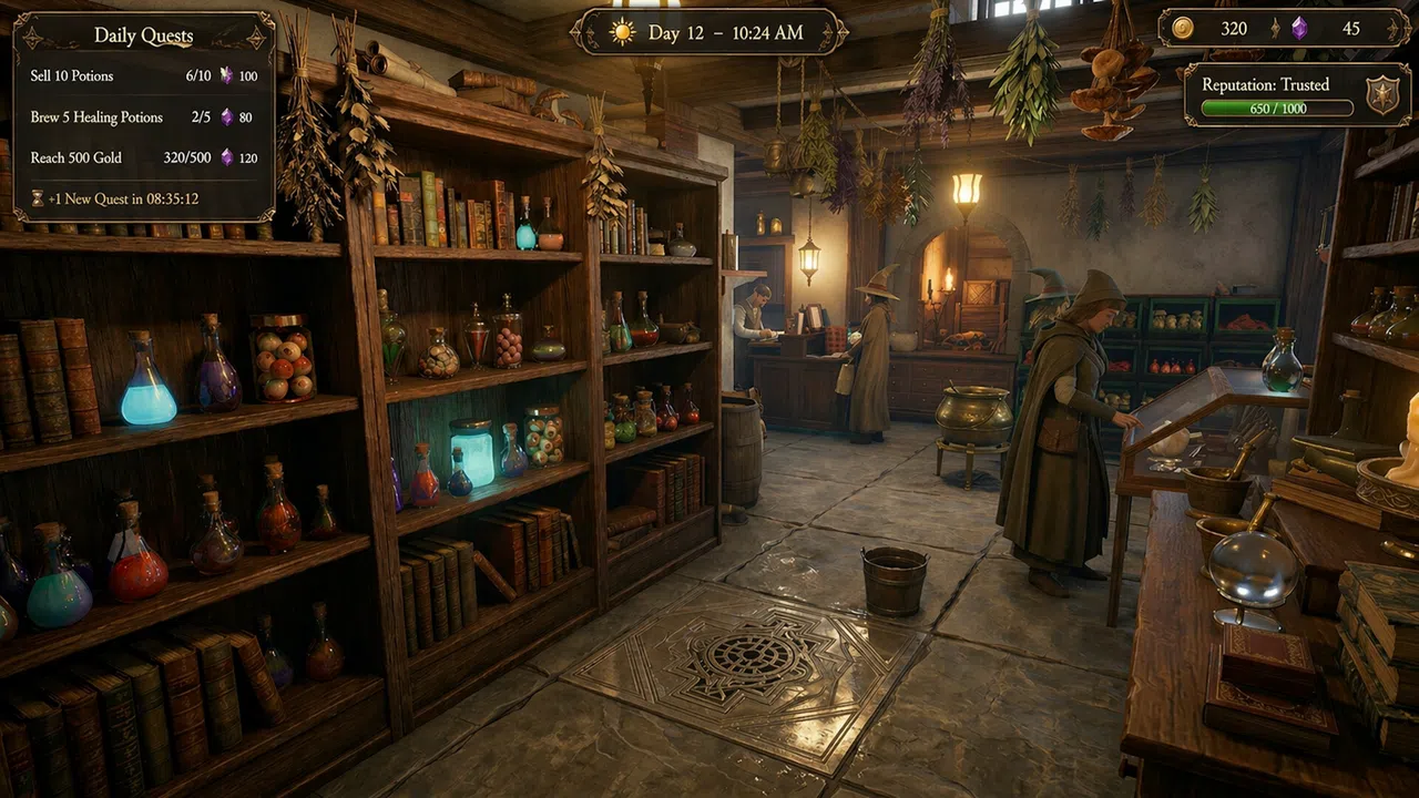 Witch Shop Simulator Screenshot 1