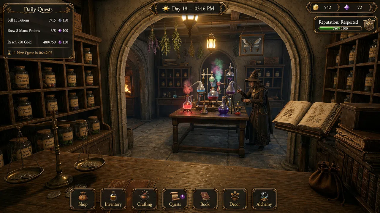 Witch Shop Simulator Screenshot 2