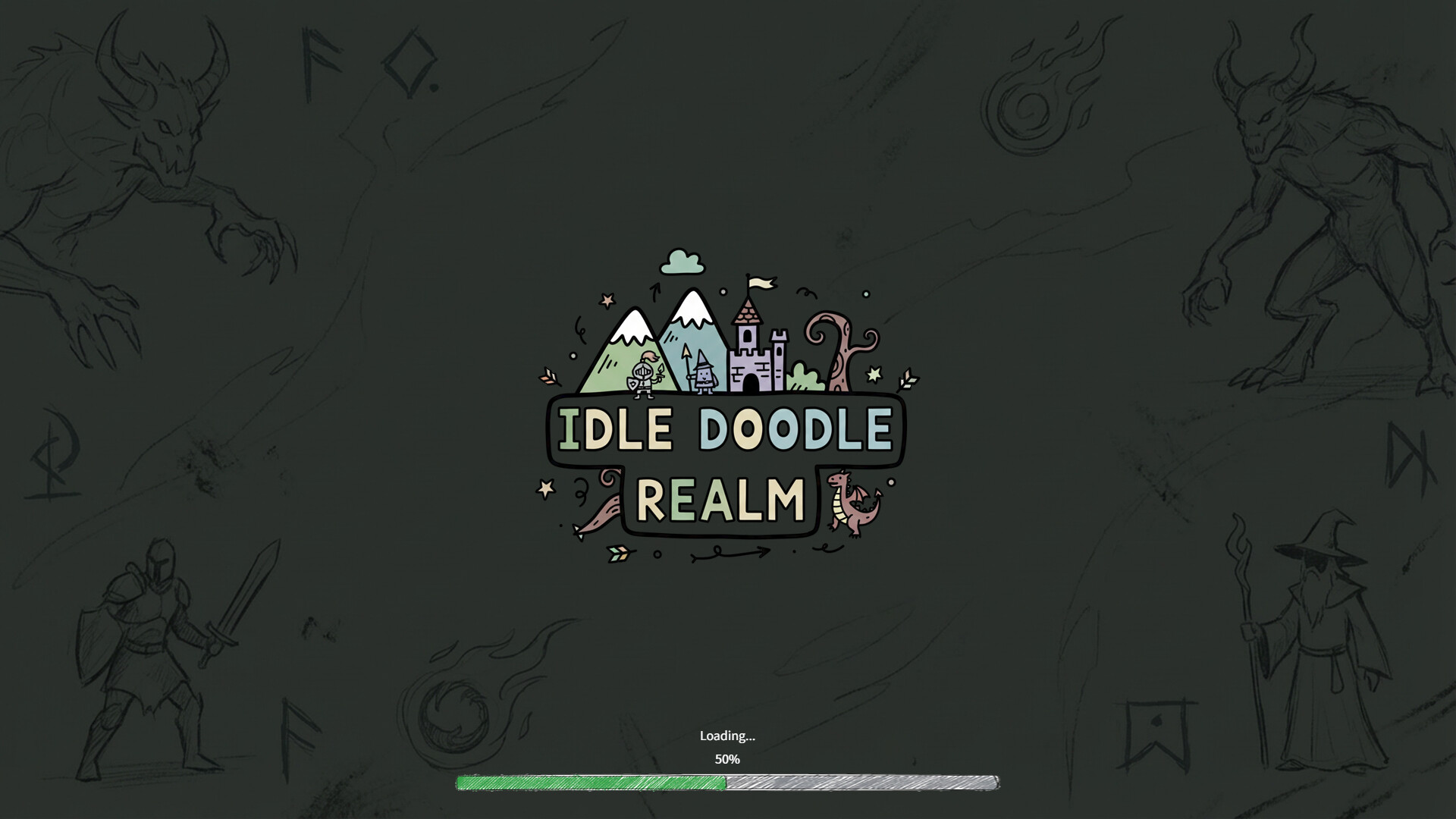 idle:doodle realm demo Screenshot 0