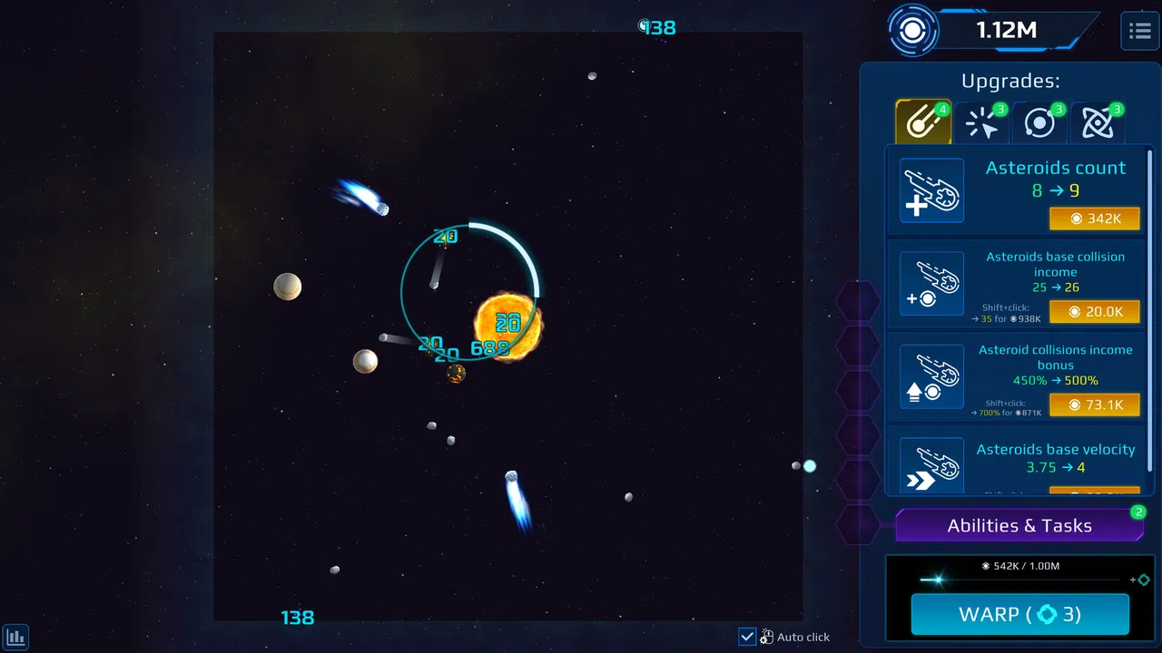 Astromental Incremental Screenshot 3