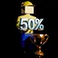 50% of Puzzle Solved icon