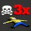 Dead 3 times icon