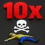 Dead 10 times icon