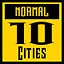 Normal: 10 cities icon