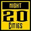 night: 20 cities icon