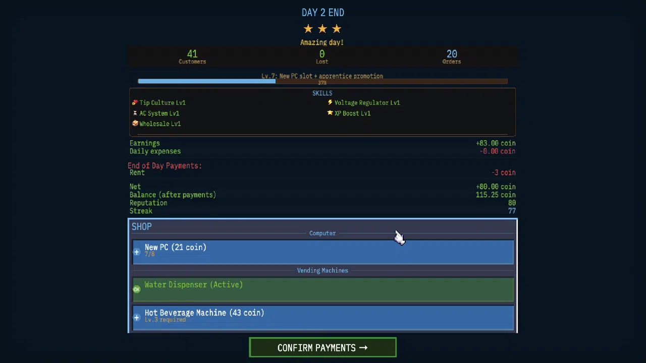 Internet Cafe Tycoon Demo Screenshot 1