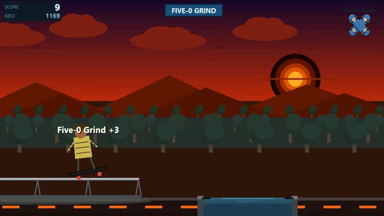 Skate Rush: 90s Retro Arcade Screenshot 4