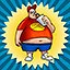 Fatty man icon