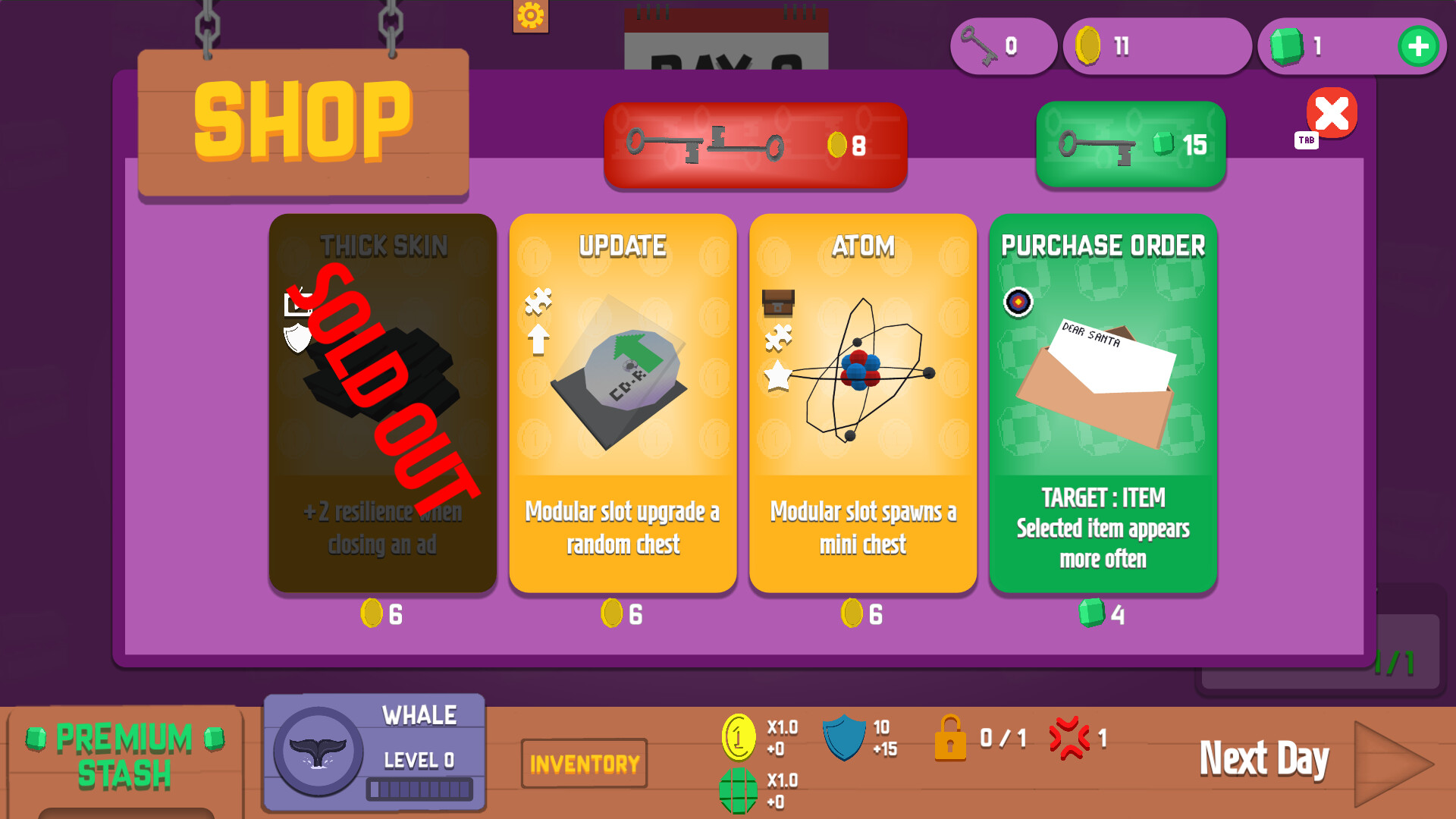 Daily Burden Demo Screenshot 2