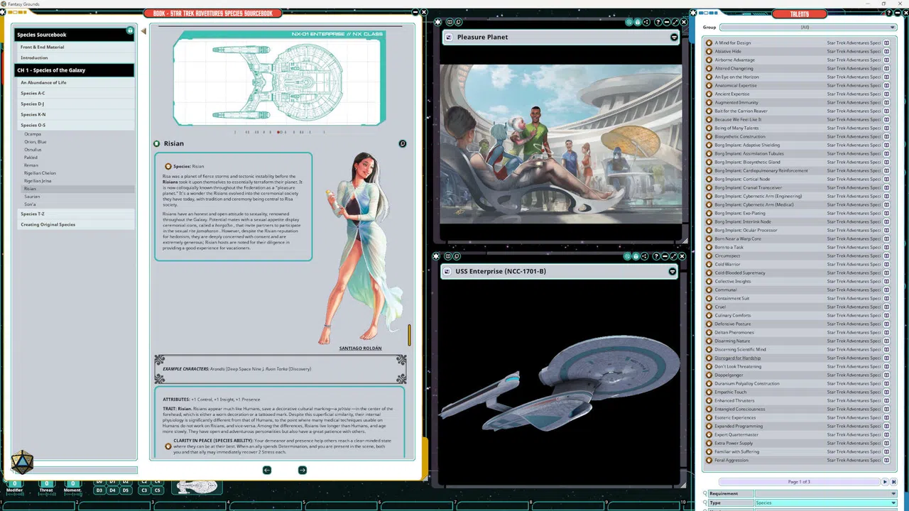 Fantasy Grounds - Star Trek Adventures - Second Edition - Species Sourcebook Screenshot 2