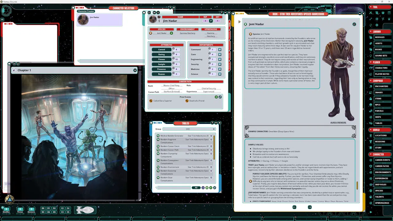 Fantasy Grounds - Star Trek Adventures - Second Edition - Species Sourcebook Screenshot 0