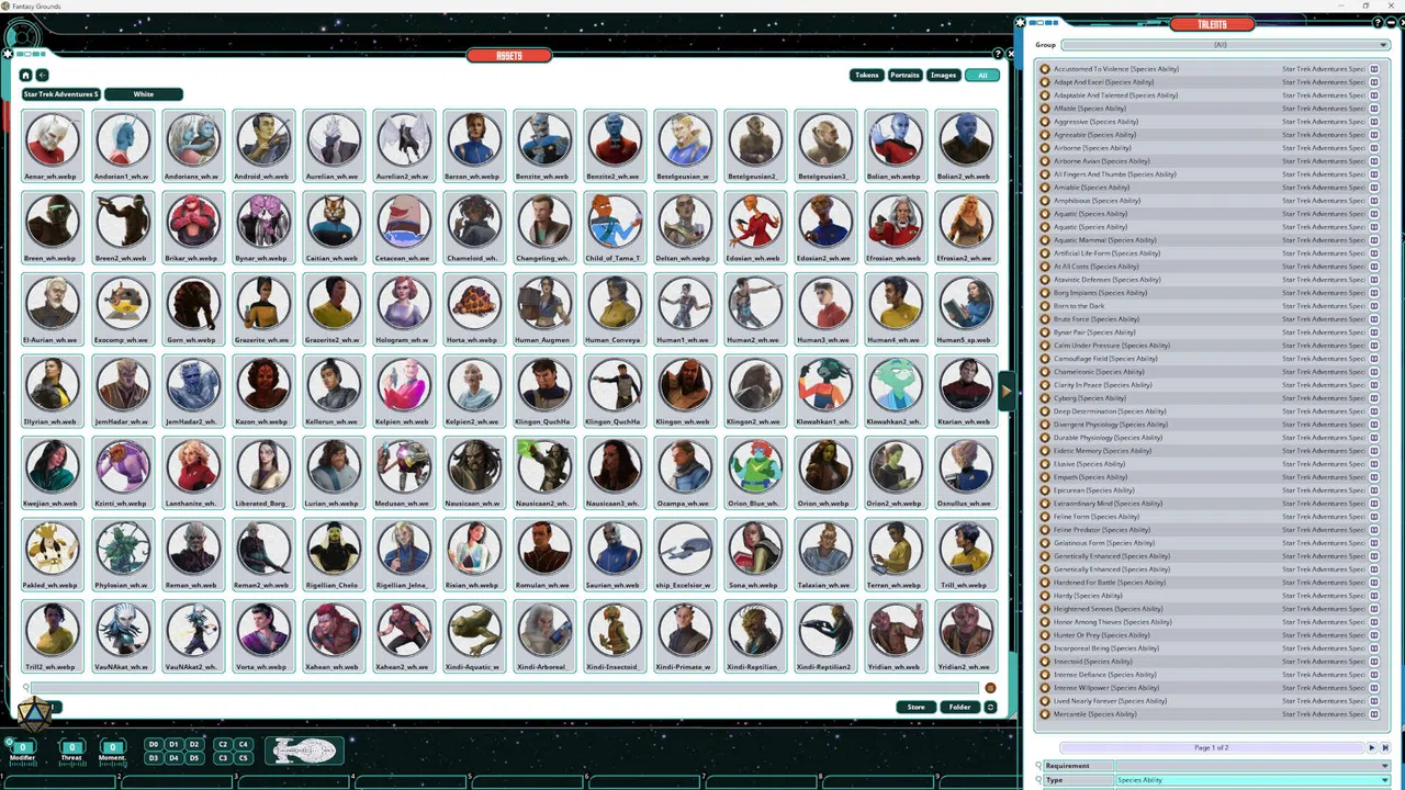 Fantasy Grounds - Star Trek Adventures - Second Edition - Species Sourcebook Screenshot 5