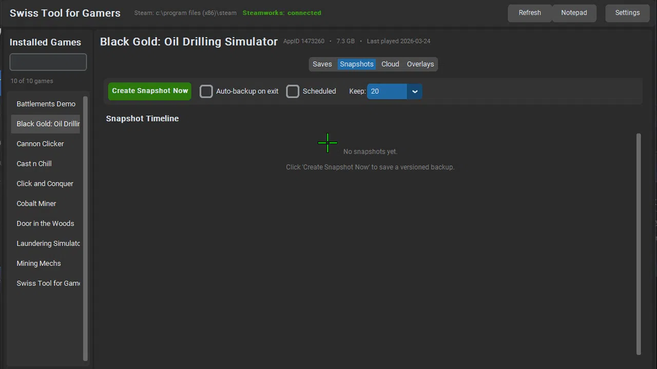Swiss Tool for Gamers Screenshot 1