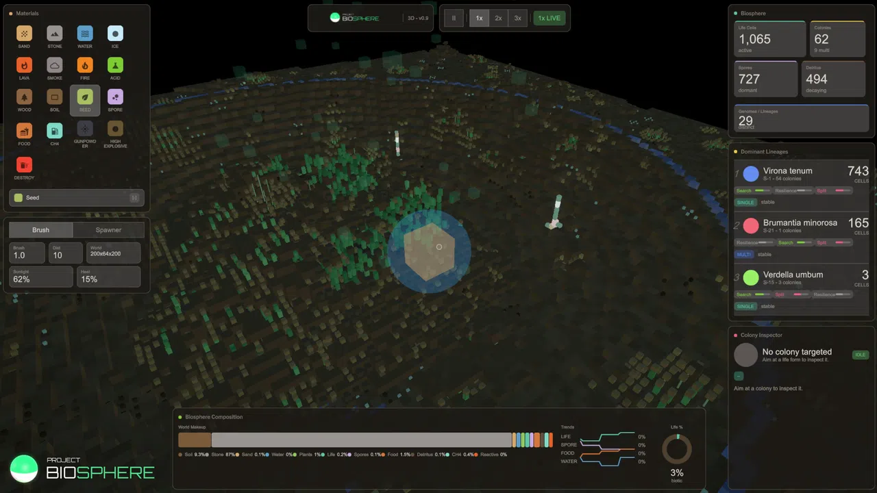 Project Biosphere Screenshot 0
