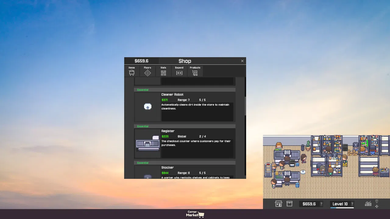 Corner Market Screenshot 2