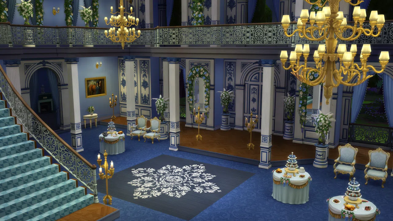 The Sims™ 4 Lady Bridgerton’s Masquerade Ballroom Kit Screenshot 0