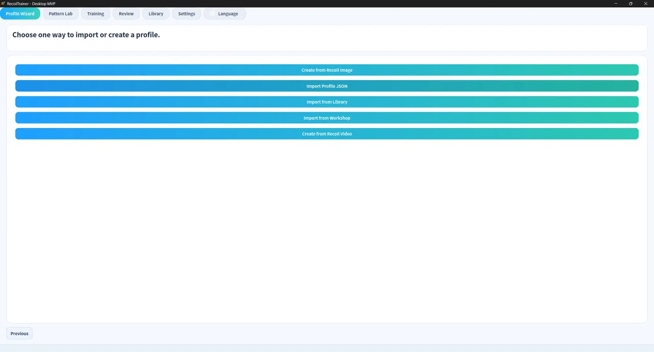Recoil Trainer Screenshot 5