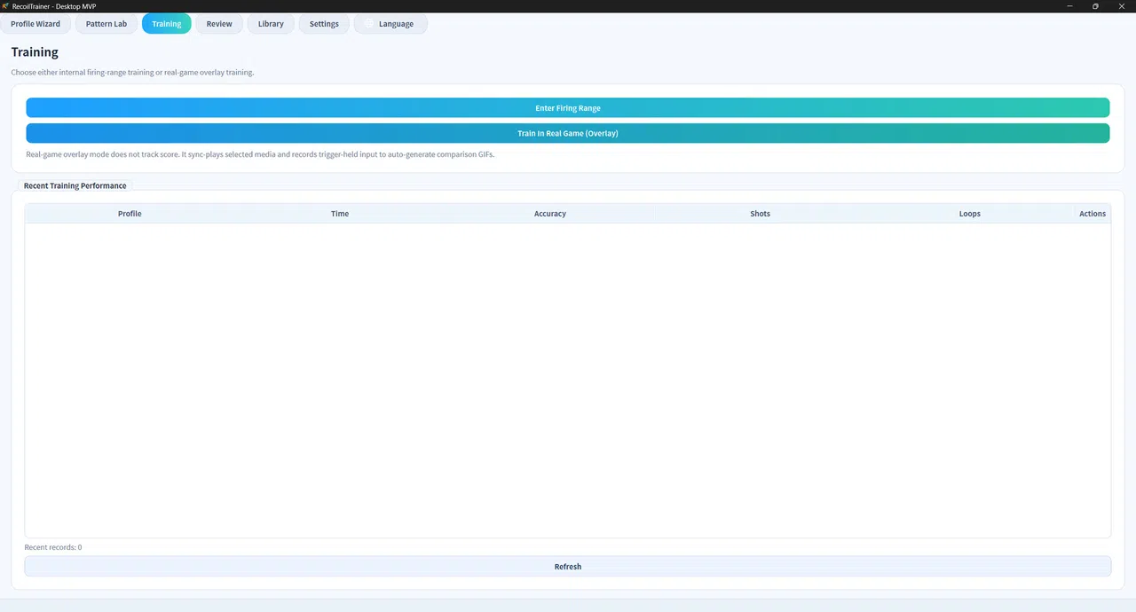 Recoil Trainer Screenshot 4