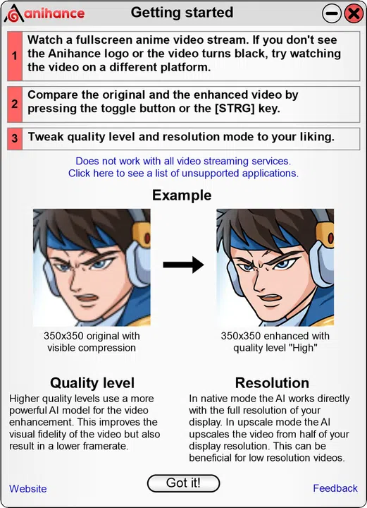 Anihance Screenshot 1