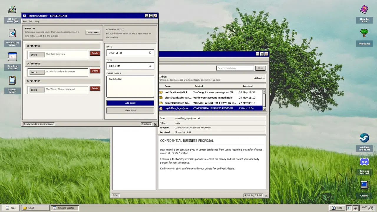 The Rivergrove Files Screenshot 2