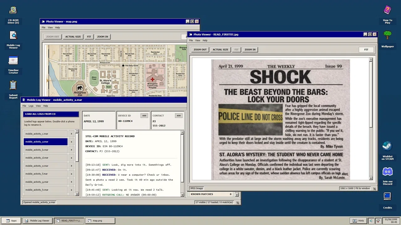 The Rivergrove Files Screenshot 0