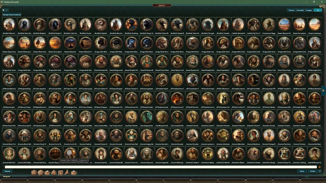 Fantasy Grounds - Fantasy Token Collection - Commoner 02 Screenshot 2