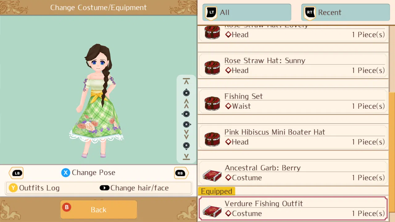 Fresh Green Season Attire - WorldNeverland - Daily Life in the Elnea Kingdom - Another Life Adventure Screenshot 1