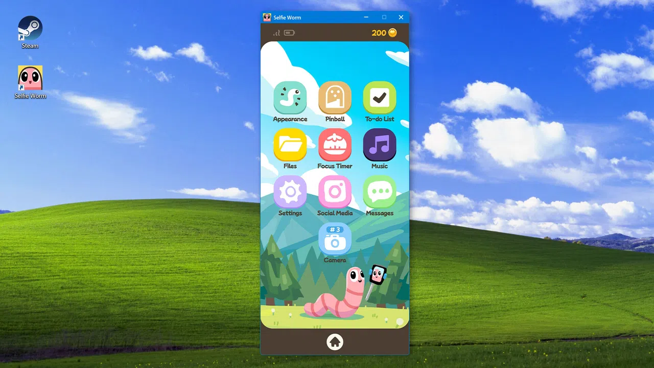 Selfie Worm Demo Screenshot 0