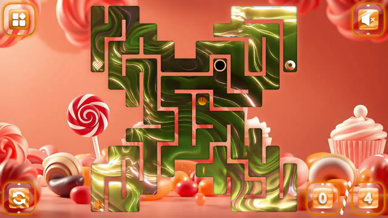 Sweetie Candy Maze: Coral Peach Screenshot 3