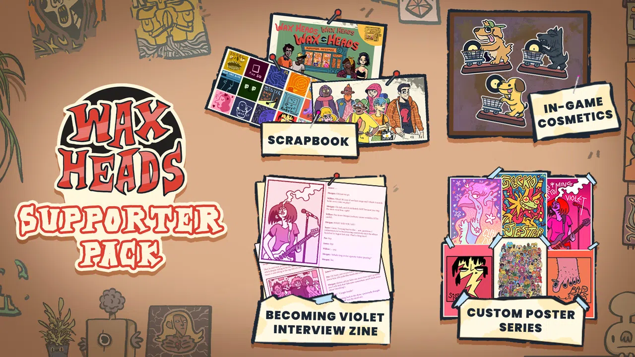 Wax Heads - Supporter Pack Screenshot 0