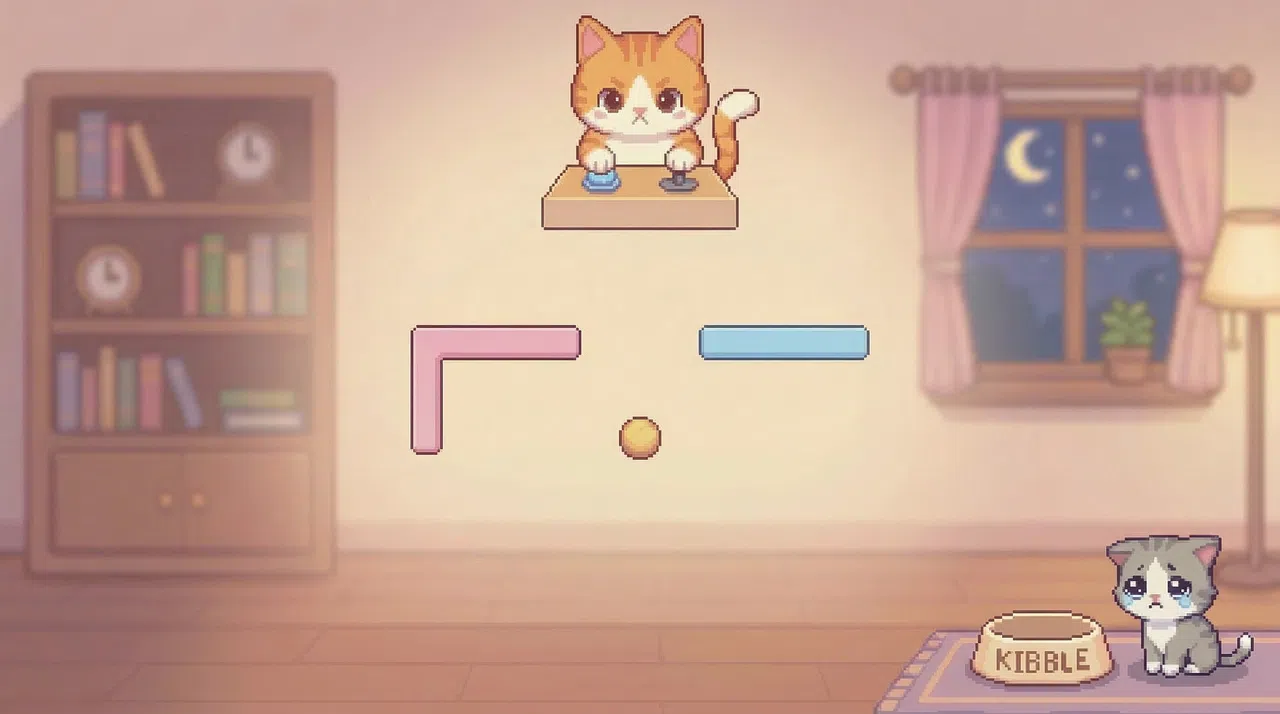 Feed the Cat: Gravity Puzzle Screenshot 2