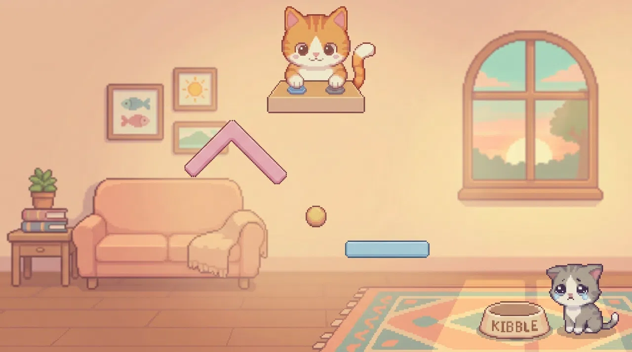 Feed the Cat: Gravity Puzzle Screenshot 3
