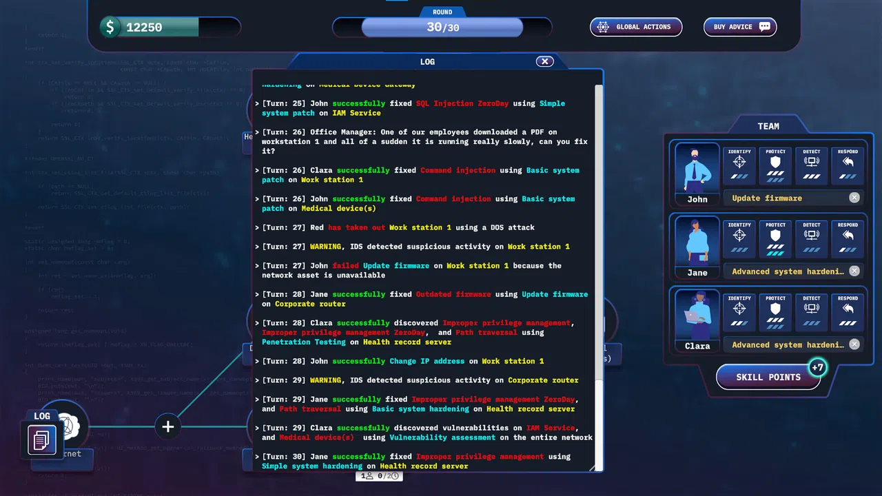 RxB - Cyber security management game Screenshot 12