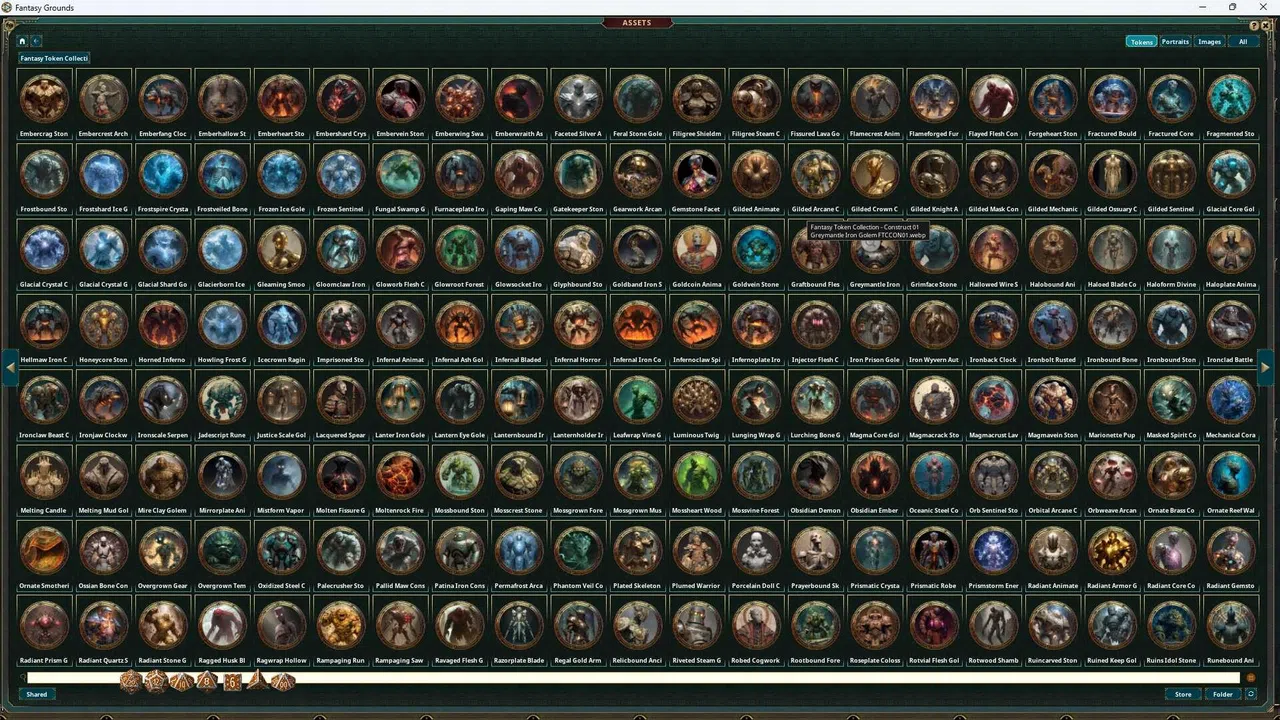 Fantasy Grounds - Fantasy Token Collection - Construct 01 Screenshot 2