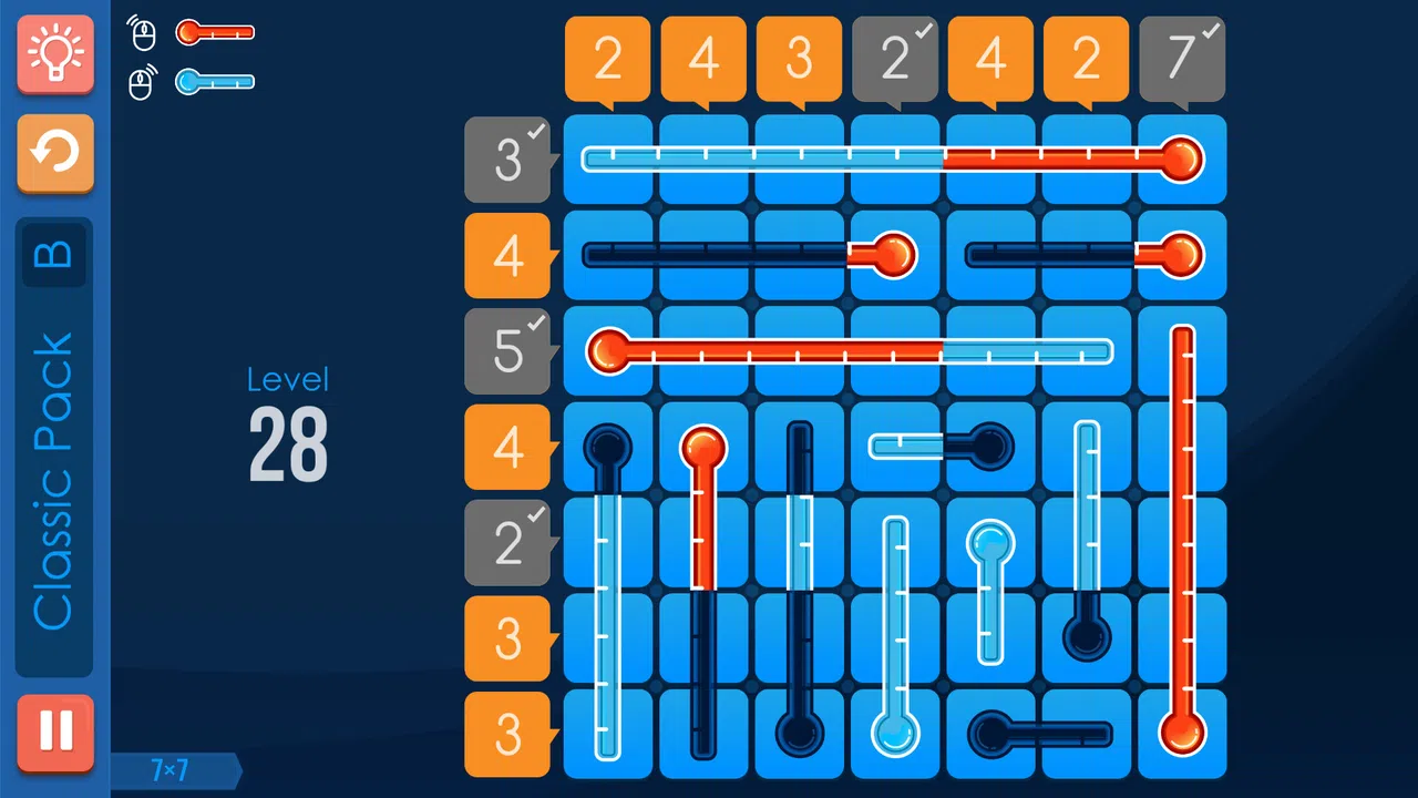 Grids of Thermometers Screenshot 1