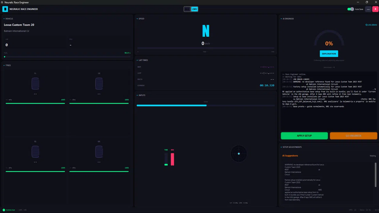 Neuralic Race Engineer Screenshot 2