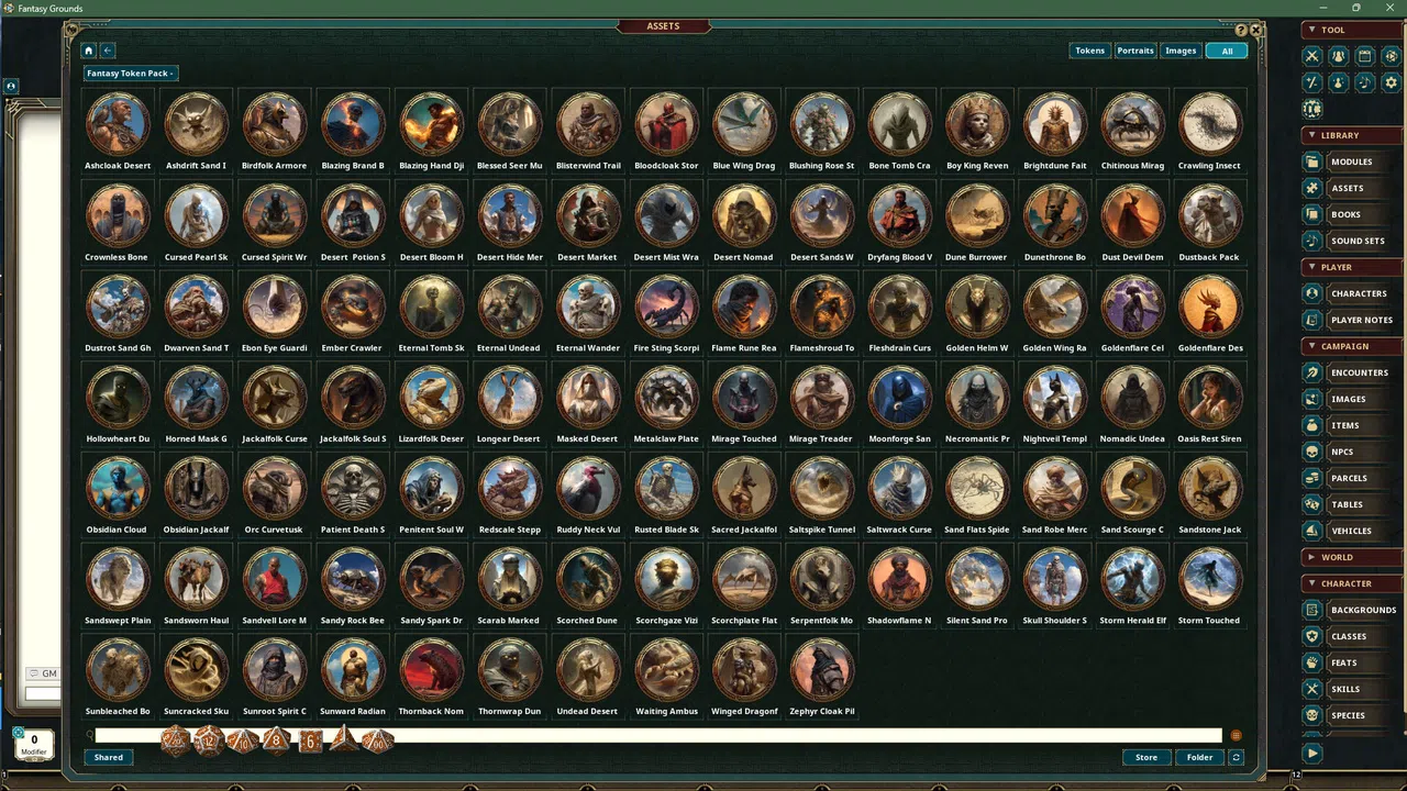 Fantasy Grounds - Fantasy Token Collection - Desert Denizens 01 Screenshot 4