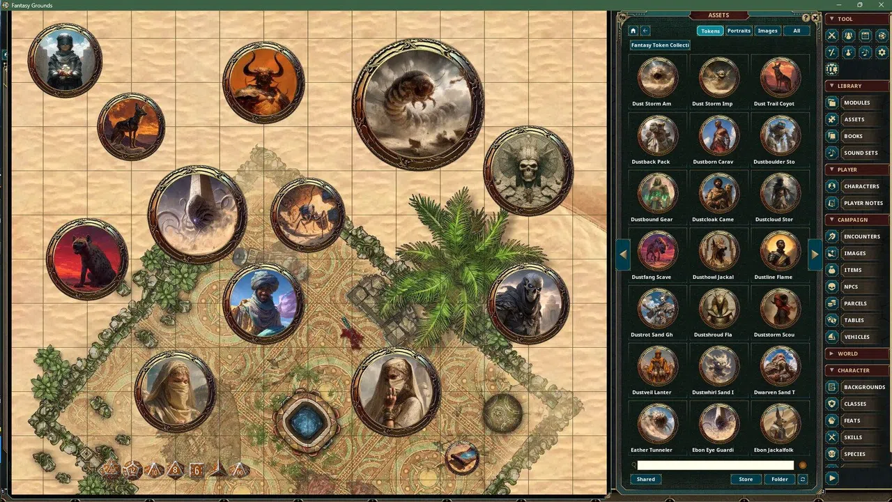Fantasy Grounds - Fantasy Token Collection - Desert Denizens 01 Screenshot 2