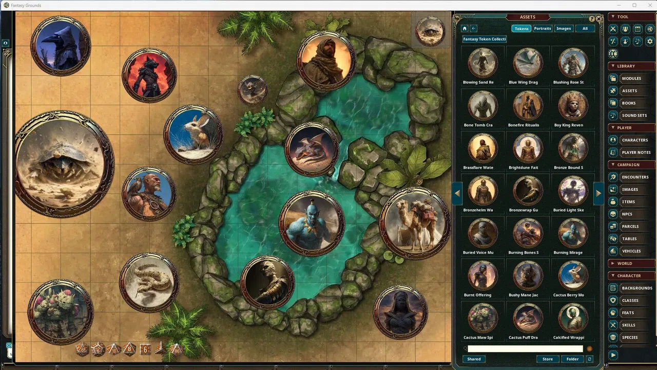 Fantasy Grounds - Fantasy Token Collection - Desert Denizens 01 Screenshot 1