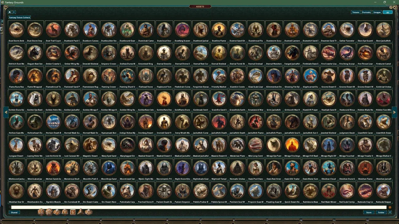 Fantasy Grounds - Fantasy Token Collection - Desert Denizens 01 Screenshot 3