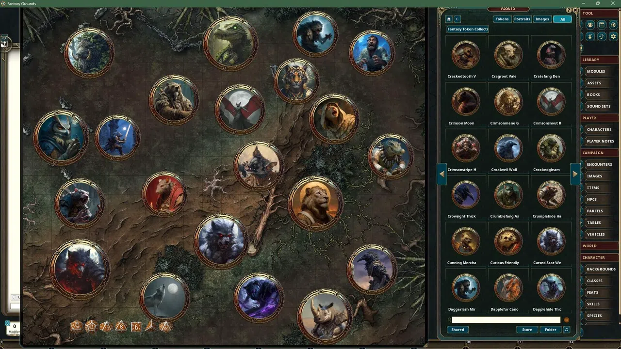 Fantasy Grounds - Fantasy Token Collection - Lycanthrope 01 Screenshot 2