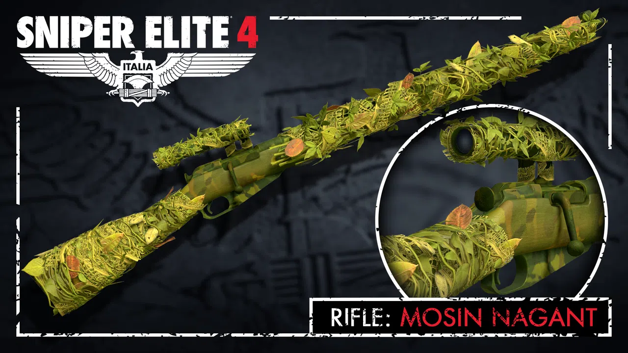 Sniper Elite 4 - Camouflage Rifles Skin Pack Screenshot 1