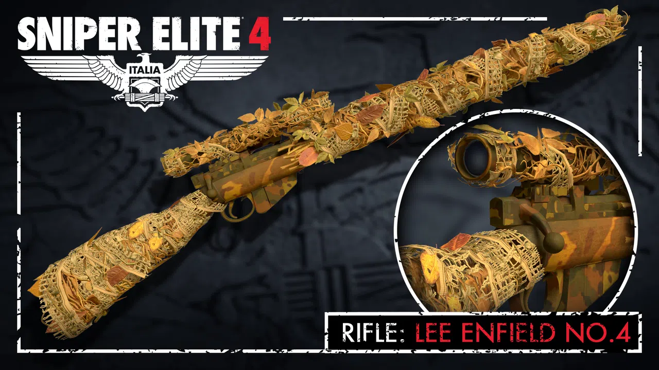 Sniper Elite 4 - Camouflage Rifles Skin Pack Screenshot 6