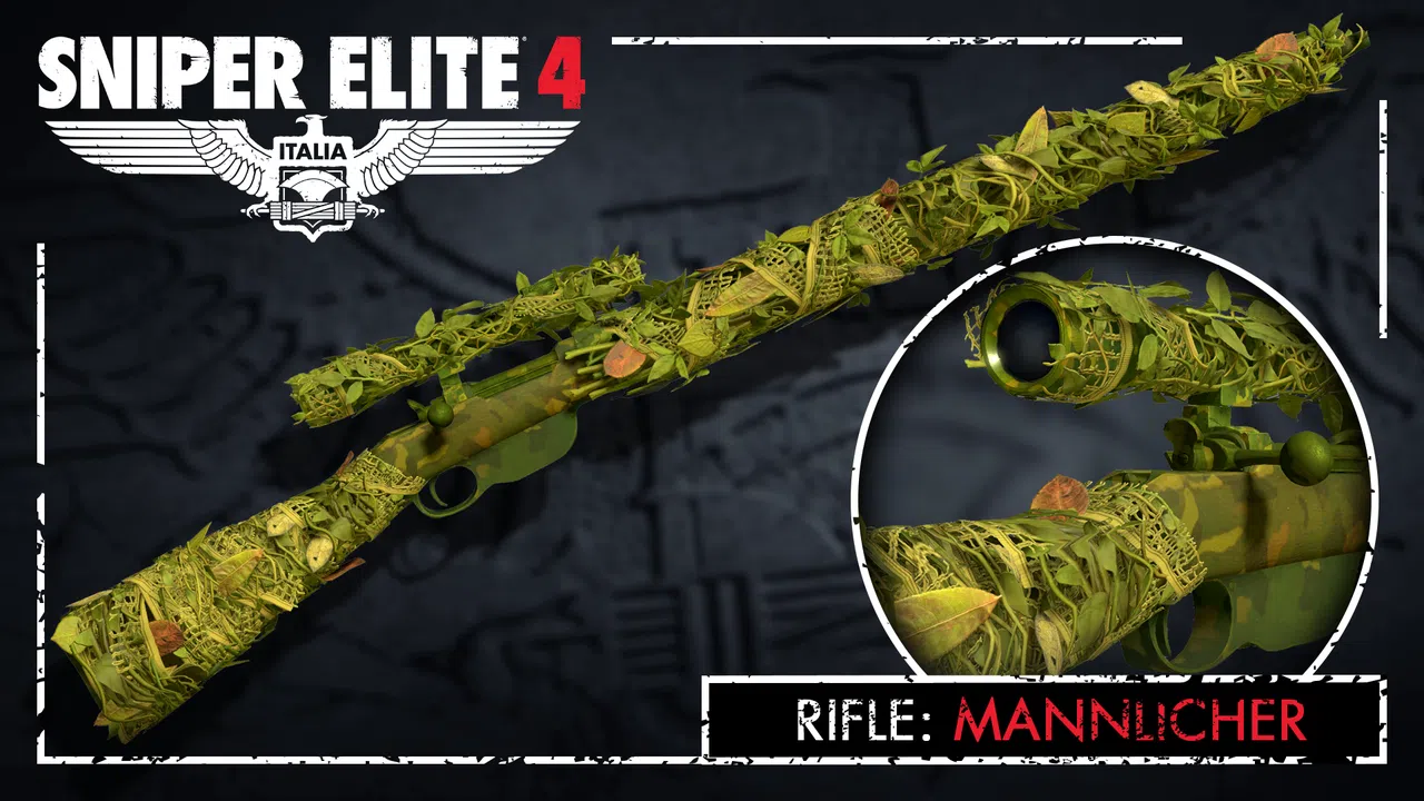 Sniper Elite 4 - Camouflage Rifles Skin Pack Screenshot 3