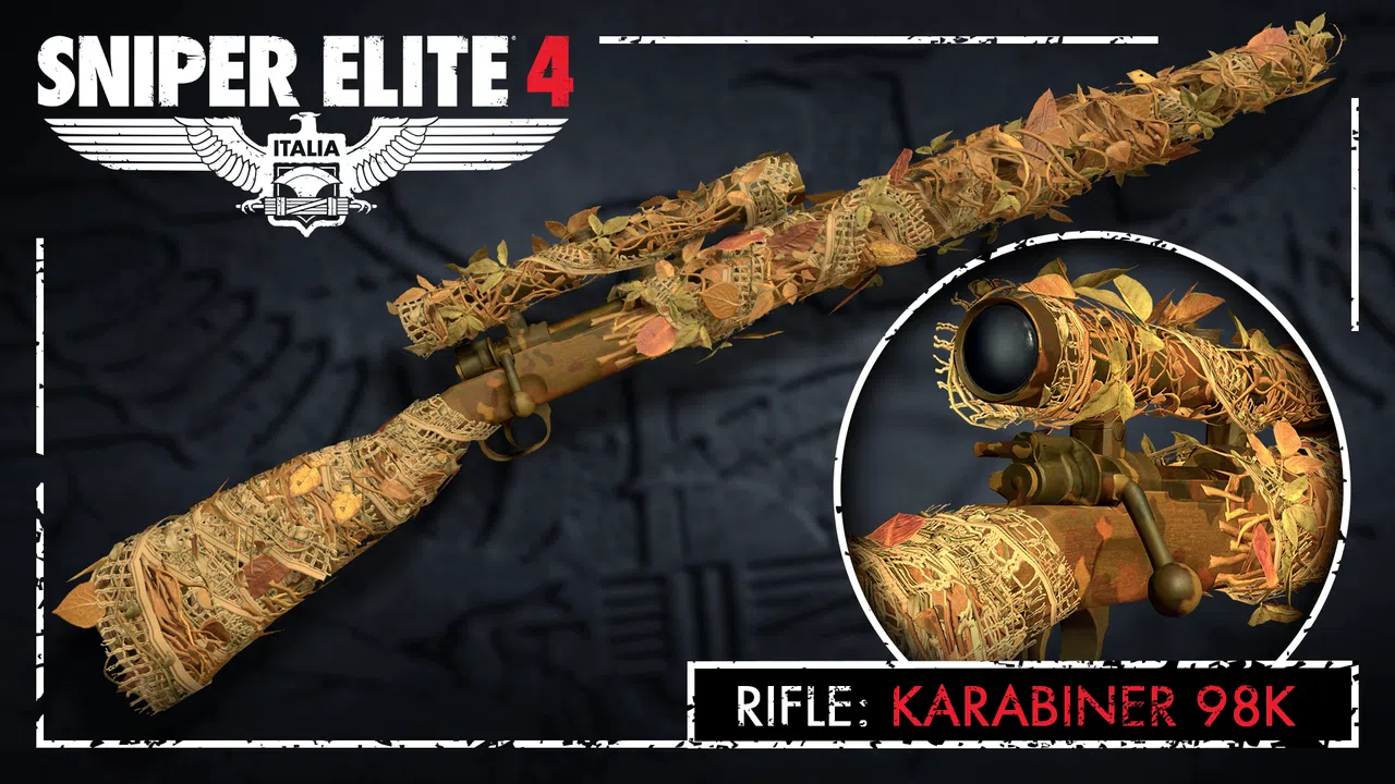 Sniper Elite 4 - Camouflage Rifles Skin Pack Screenshot 7
