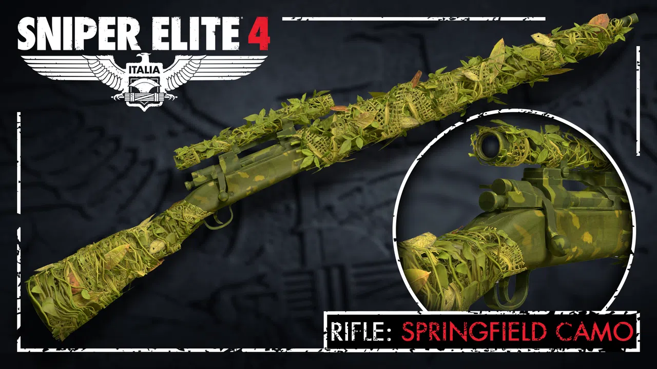 Sniper Elite 4 - Camouflage Rifles Skin Pack Screenshot 2