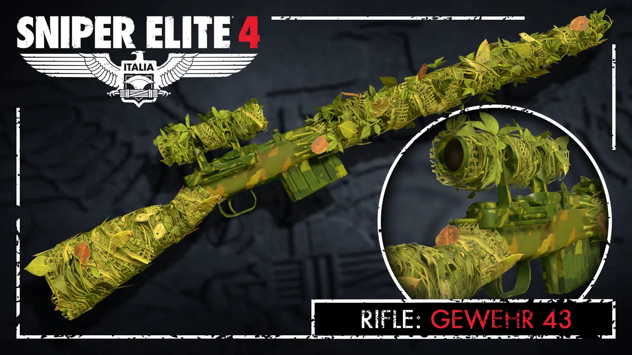 Sniper Elite 4 - Camouflage Rifles Skin Pack Screenshot 0