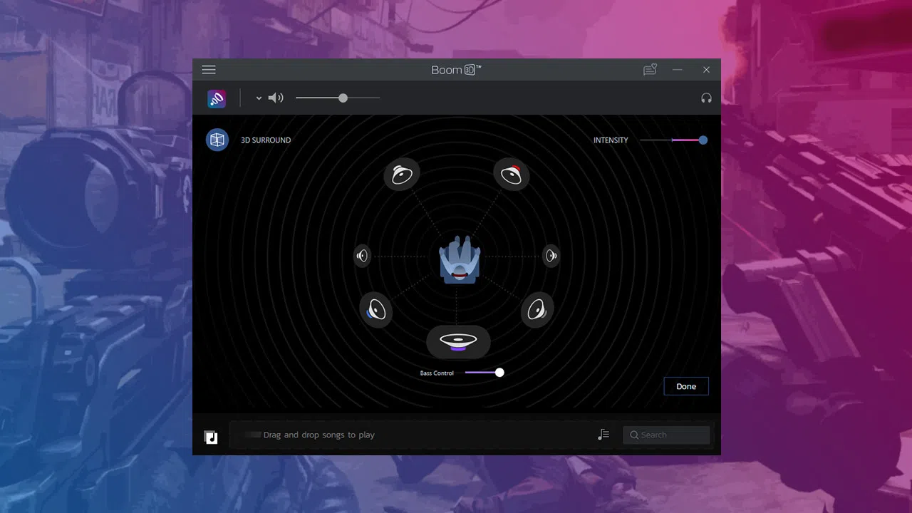 Boom 3D Windows: Experience 3D surround sound in games Screenshot 0