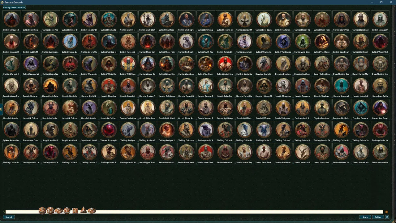 Fantasy Grounds - Fantasy Token Collection - Cultist 01 Screenshot 0